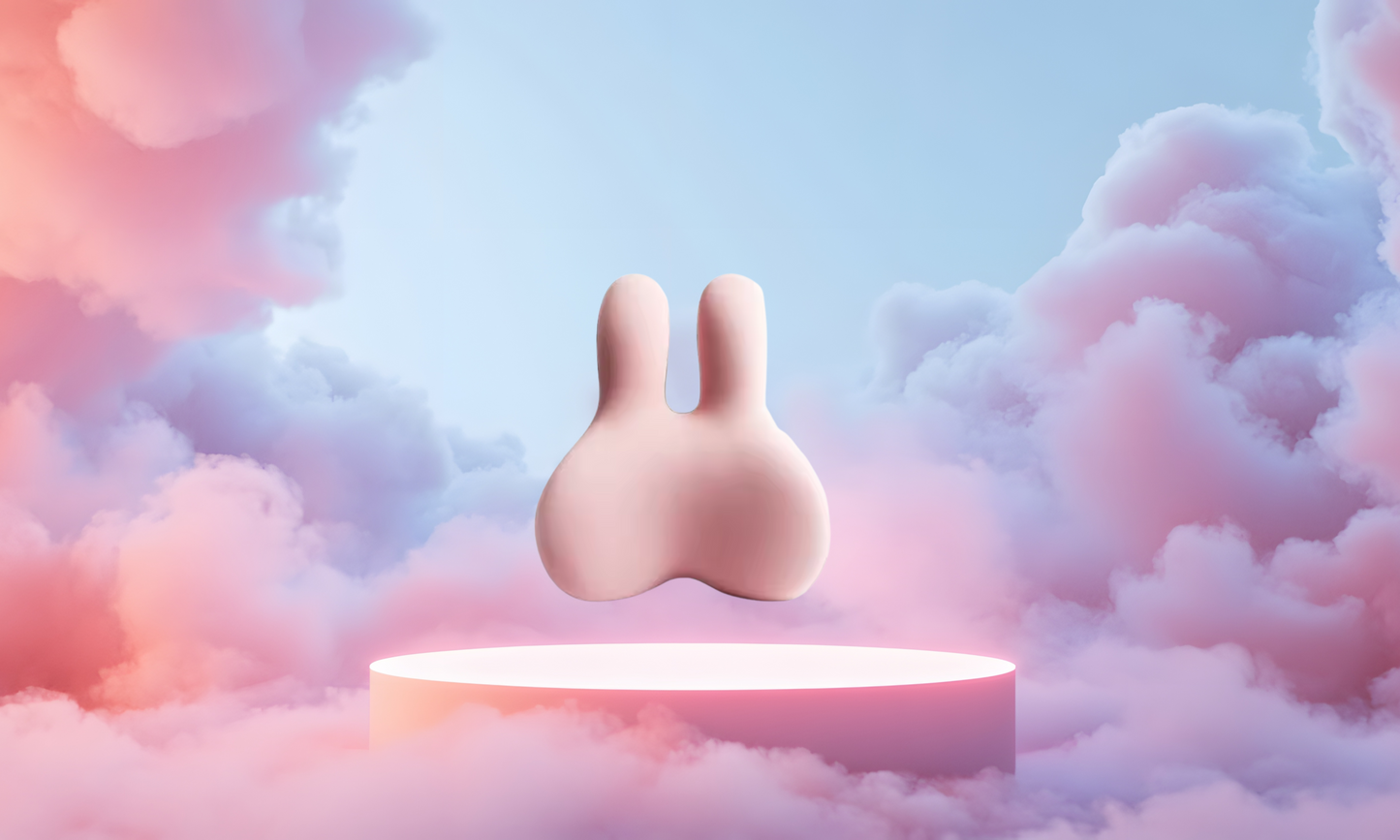 Back Bunny Lumbar Relief Pillow